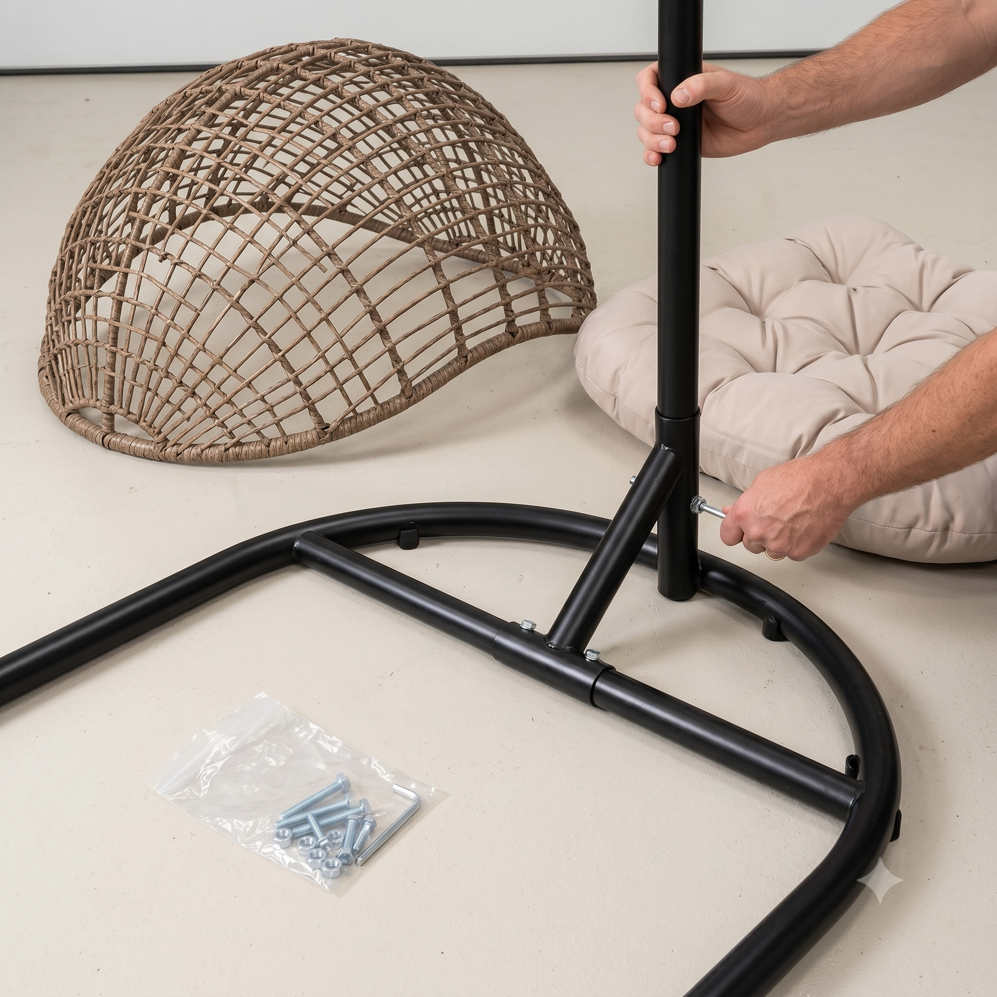 Support universel pour hamac autoportant en acier – ZenHamac Image