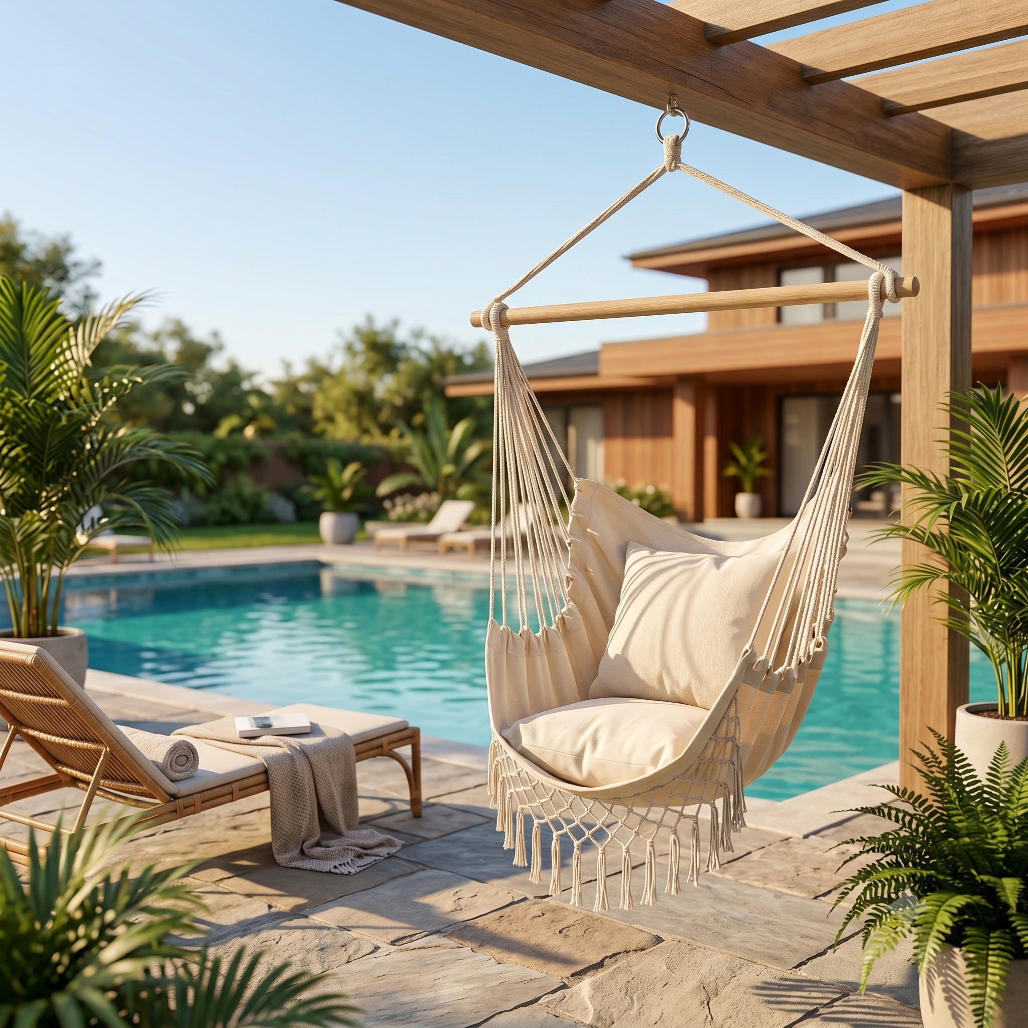 Chaise hamac d'extérieur pour jardin et terrasse – ZenHamac Image