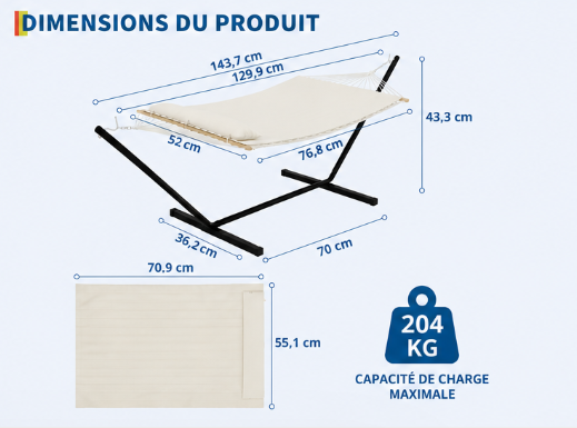 Hamac sur Pied “Nomade Relax” – ZenHamac