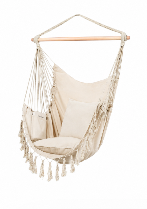 Fauteuil Suspendu Tissu “Cocon Douceur” – ZenHamac