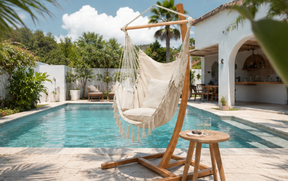 Fauteuil Suspendu Tissu “Cocon Douceur” – ZenHamac