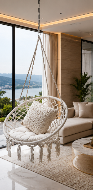 Fauteuil Suspendu Bohème “Nid Zen” – ZenHamac