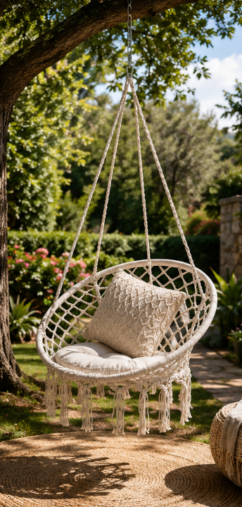 Fauteuil Suspendu Bohème “Nid Zen” – ZenHamac