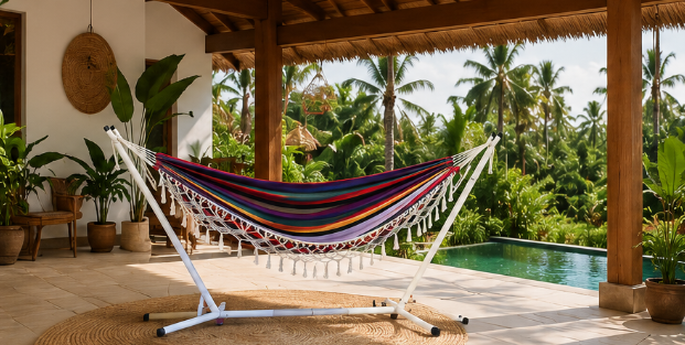 Hamac sur Pied “Tropical Bohème” – ZenHamac