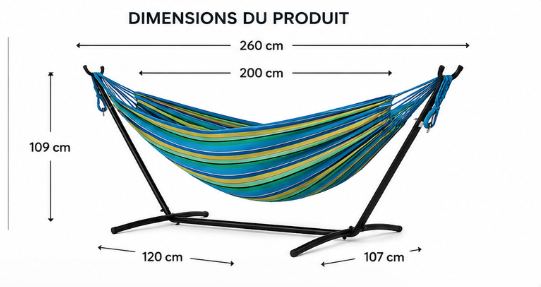 Hamac sur Pied “Lagoon Escape” – ZenHamac
