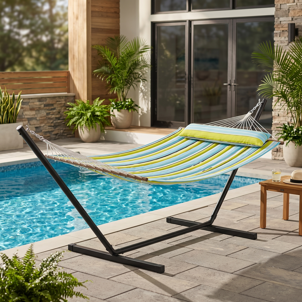 Hamac sur Pied Estival Couleurs Tropicales – ZenHamac