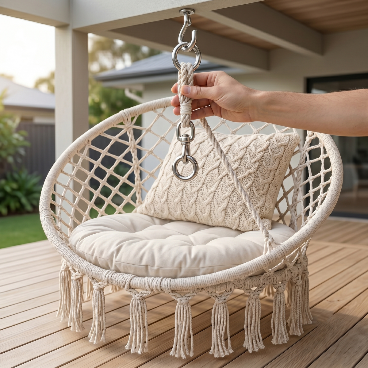 Chaise Hamac Macramé Bohème – ZenHamac
