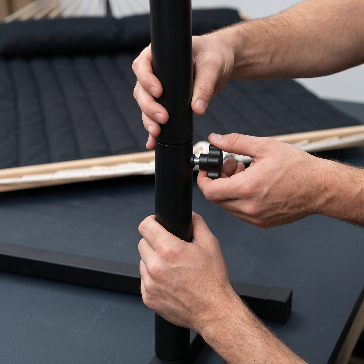 Hamac Autoportant Acier Renforcé – ZenHamac
